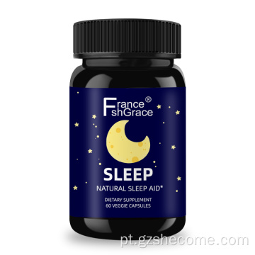 Melatonina Sleep Natural Sleep Aid Herbal Sleeping Capsules